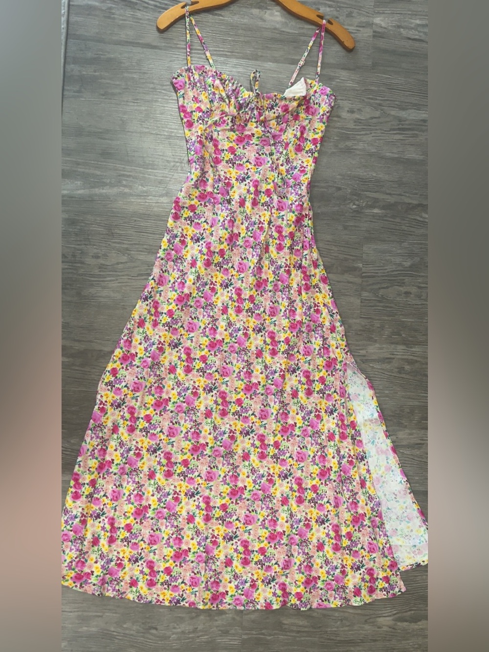 Vici Pink and Yellow Floral Girls' Sundress